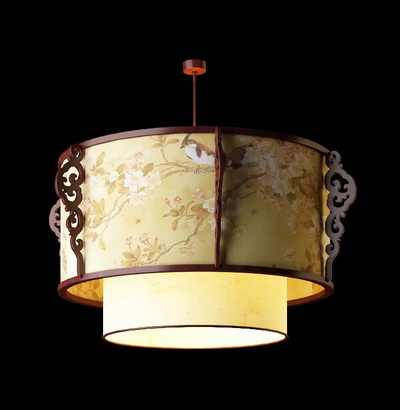 Chinese style pendant lamp,3D models 