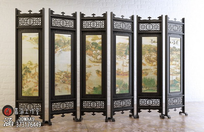 Chinese screen,3D models 