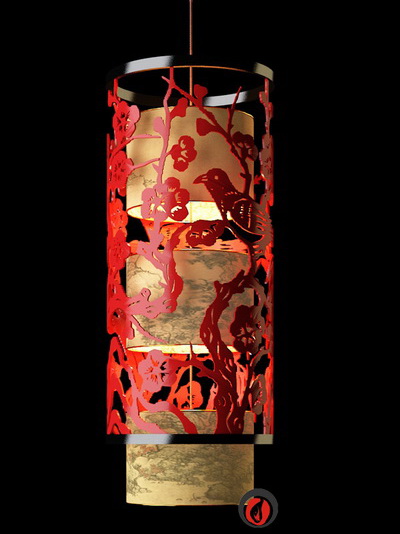 Chinese style pendant lamp,3D models 