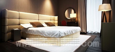 Modern style bedroom options,3D models 