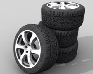 A pile of tires,3D models 