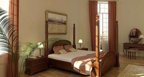 European-style bedroom,3D models 