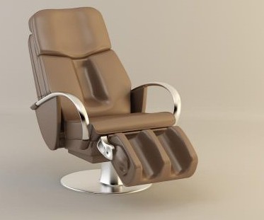 Beauty and barber room with the chair,3D models 