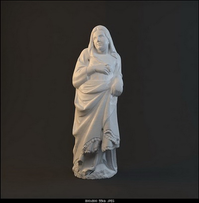 Model of the statue of characters,3D models 