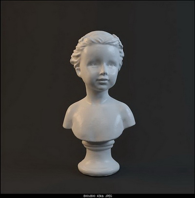 Model of the statue of characters,3D models 