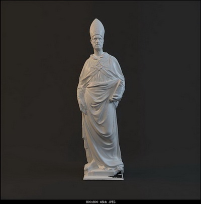 Model of the statue of characters,3D models 