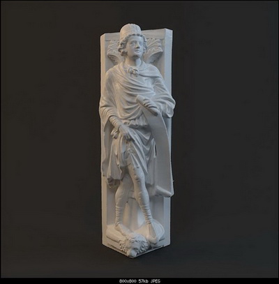 Model of the statue of characters,3D models 