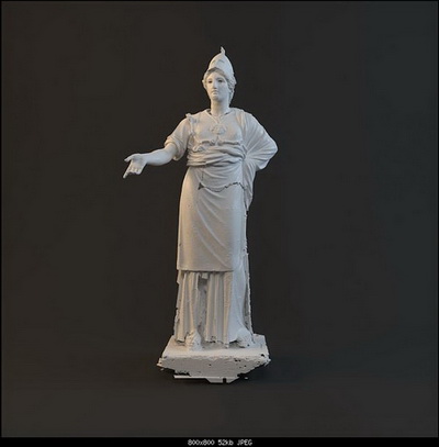 Model of the statue of characters,3D models 
