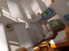 3D download models of  living room (with map material)