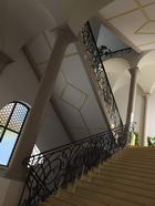 Download free 3D Models of the luxury residential villas and staircases
