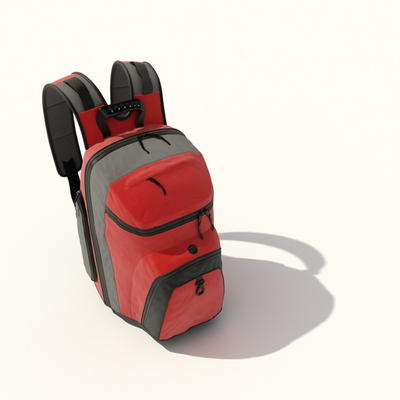 Download free 3D Models of Backpacks ,Travel packages 4