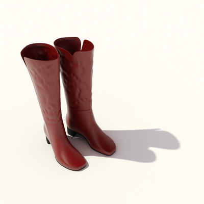 Download free 3D Models  of Female boots 2