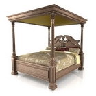 3D Models of Continental furniture-FREE 3D Models of Bed2-1