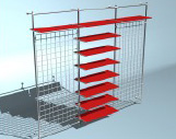 Download free 3D Models of Supermarket shelves, trolleys, supplies, etc.2-5