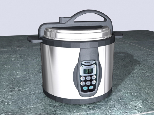 Black Decker Rice Cooker 3D model