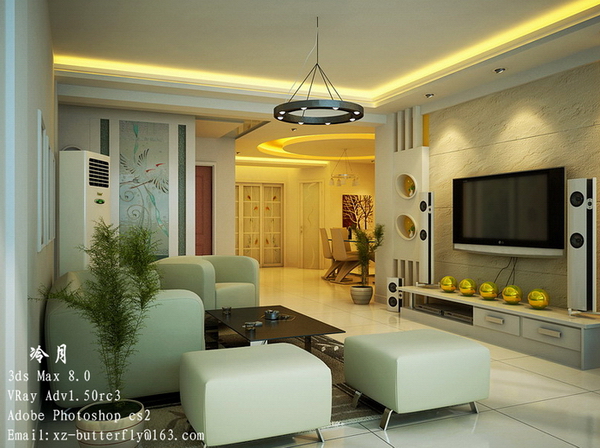 Elegant Simplicity Interior Decoration 3d Model Download