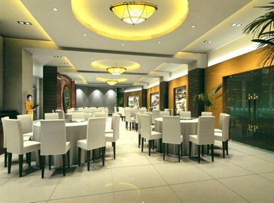 Restaurant Party Rooms on Keywords  Restaurant  Dining Hall  Party Hall  Banquet  Feast Hall  3d