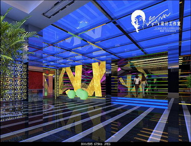 Commercial Decor: Entrance of Entertainment Place