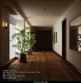 Simple Style Home Design: Hallway