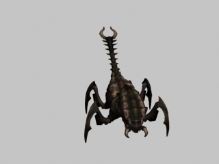 Digital Model of Scorpoin In Pc Game 3DS MAX Download Free