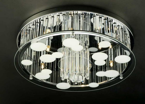 Luxury Cylinder Crystal Pendant Lamp 3Ds Max Model Download Free