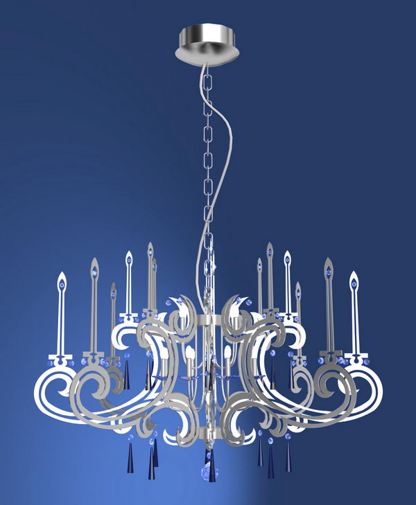Crystal Two-tier Chandelier Model 3P