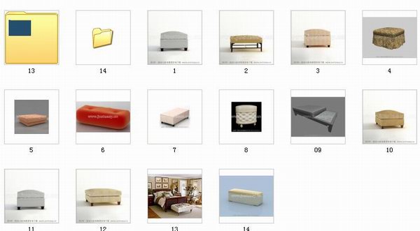 Collection of  Stools