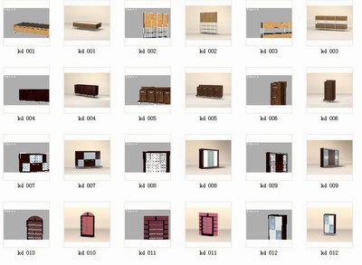 Colletion of Cabinets
