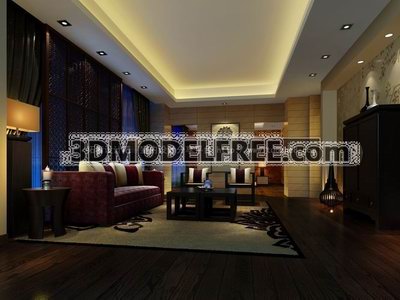 Hotel Room Design 3D Model Download,Free 3D Models Download