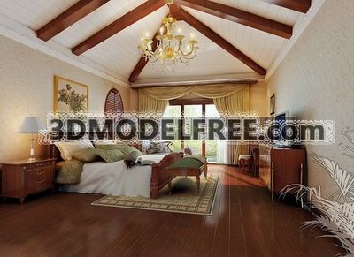 Bedroom In A Loft