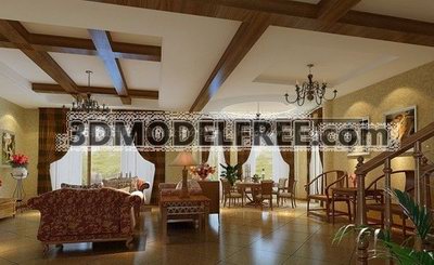 Living Room and Dining Room