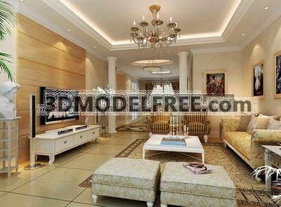 Living Room and Dining Room