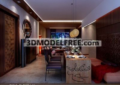 Weathered Memory,Living Room,House,Interior Scene,Interior Design,3d model download free