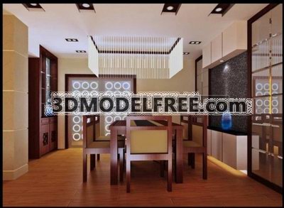 Chineseness Minimalism Livingroom