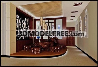 Chineseness Minimalism Livingroom