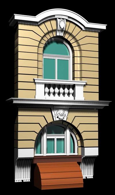 Austrian Style Architecture Demo: Windows and Doors