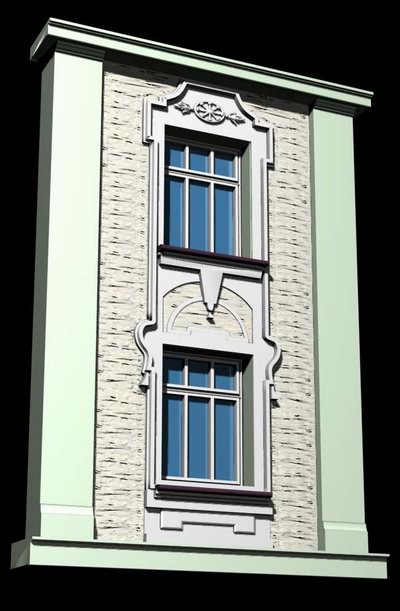 Austrian Style Architecture Demo: Windows and Doors