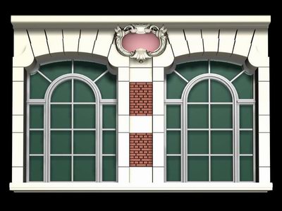 Belgian Style Architecture Demo: Windows and Doors