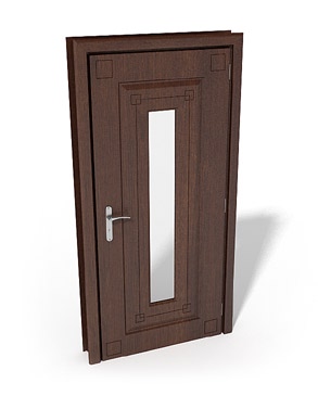 modern wood door