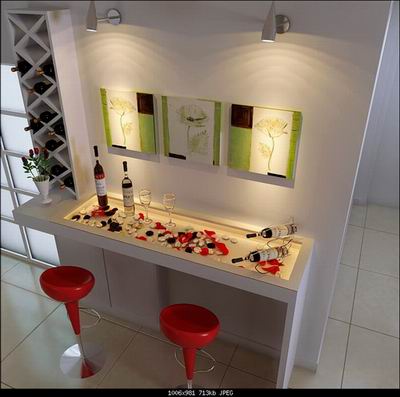 Home Decor  on Home Decor  Art Wall And Home Bar 3d Model Download Free 3d Models