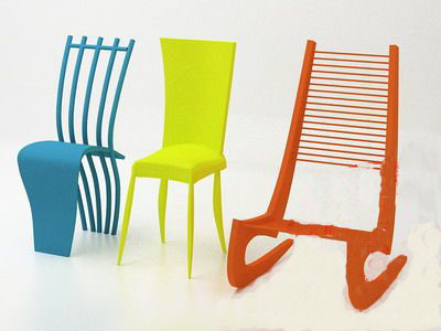 Alternative Furnitune Bright-colored Chair