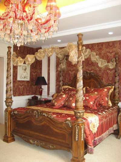 Furniture 3Ds Max Model: Luxury Four Post Bed