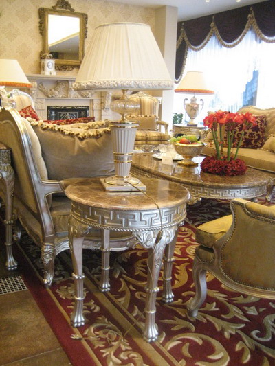 Furniture Model: European Sofa and Coffee Table
