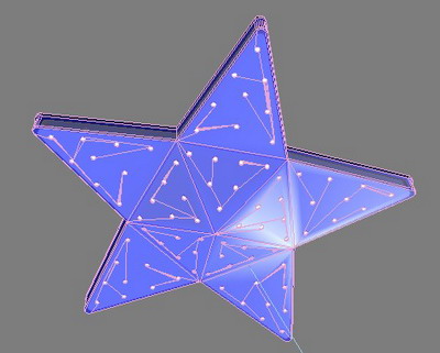 Ceiling Lamp Model: Start Shaped Ceiling Light