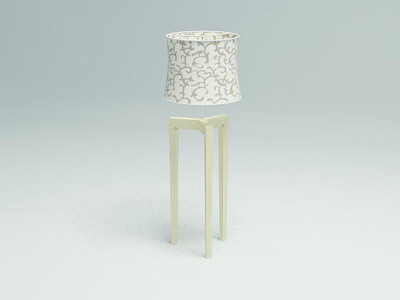 Floor Lamp Model Simple Style Wooden Floor Lamp