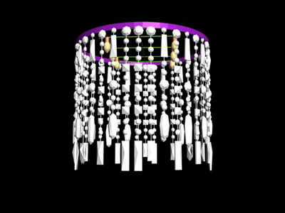 Pendant Lamp: Crystal Windbell Pendant Lamp