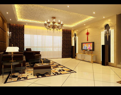 Free Home Architecture Design on Residential Design European Living Room Design 3ds Max Model