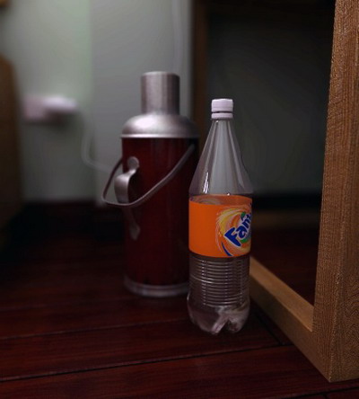 Beverage Package: FANTA Orange PET Bottle 3Ds Max Model