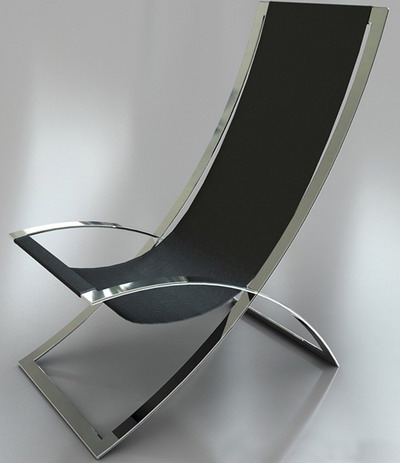 Modern Chic Furniture on Modern Style Furniture  Silver Lounge Leather Armchair Business Use