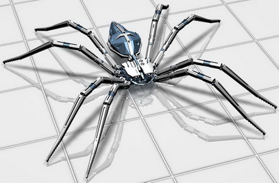 Insect 3Ds Max Model: Mechanical Spider Model